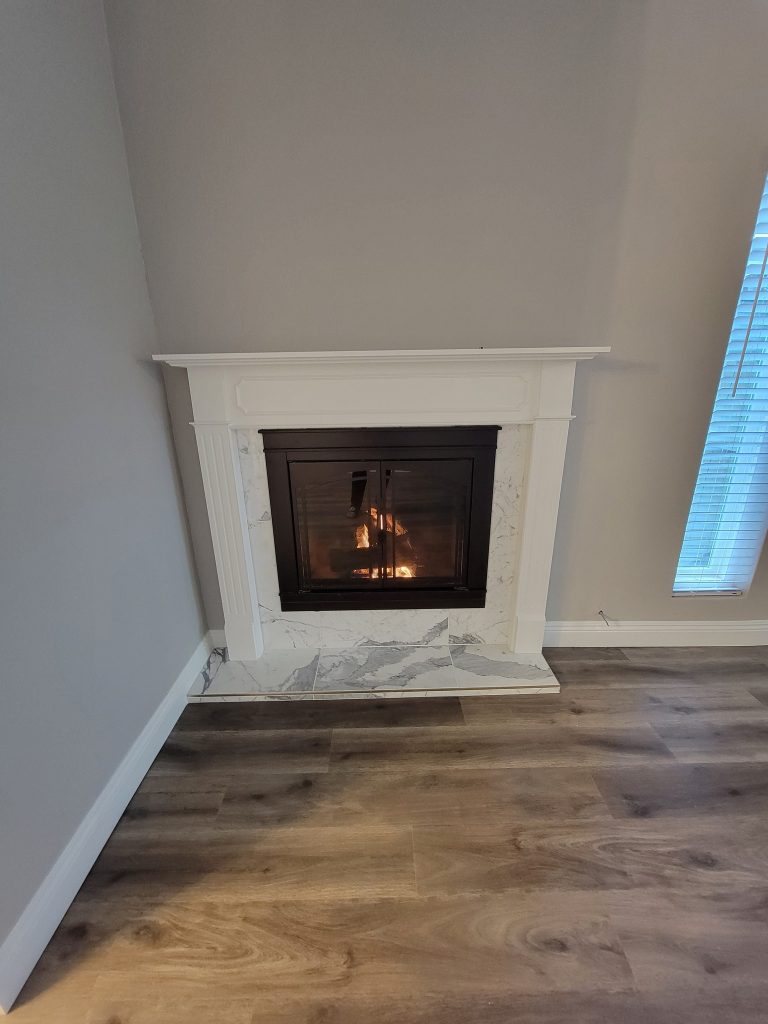 gas line installation for fireplace insert