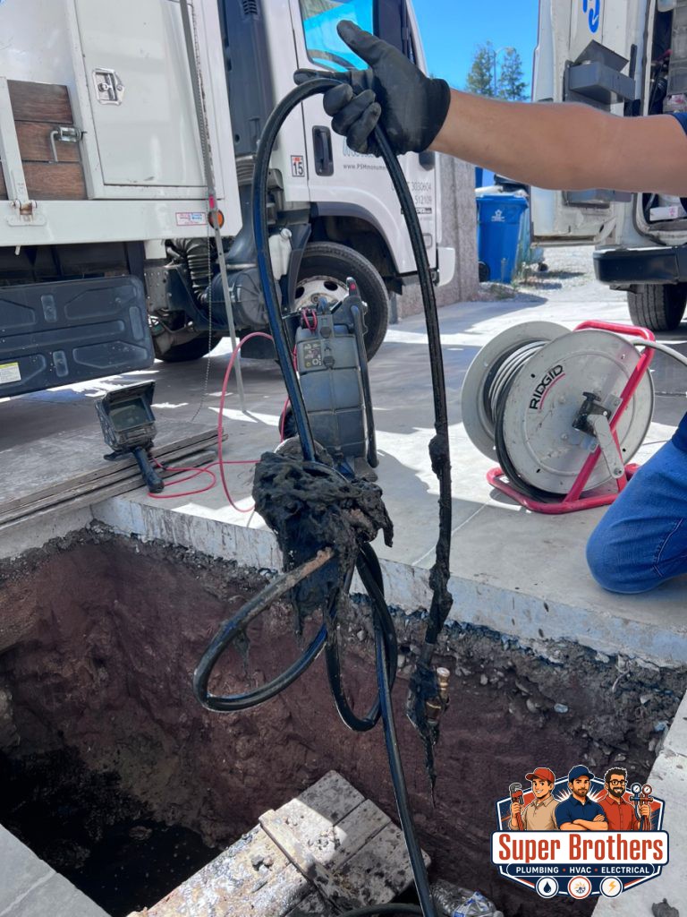 unclog drain with hydro jet