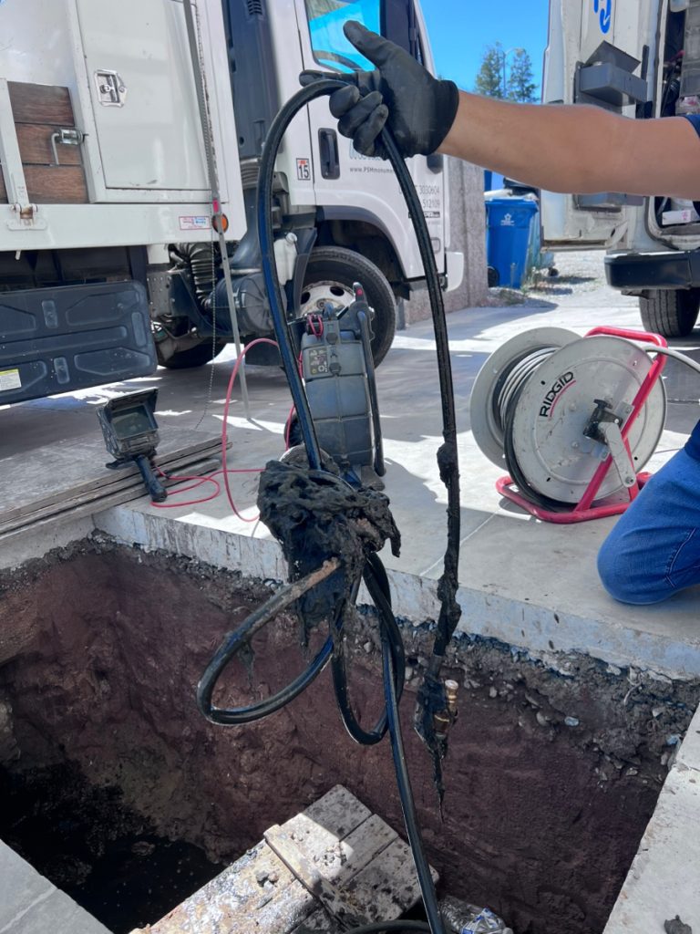 unclog drain with hydro jet