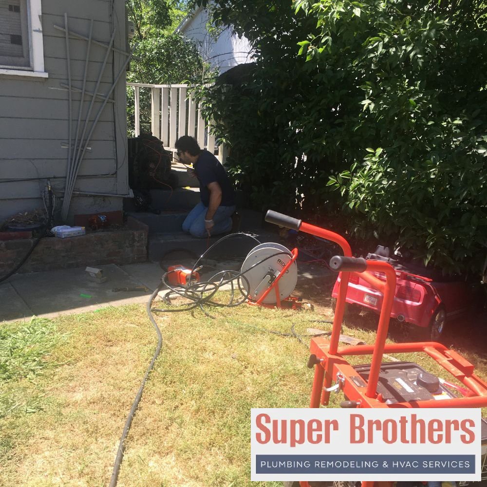 sewer camera inspection and hydro jet