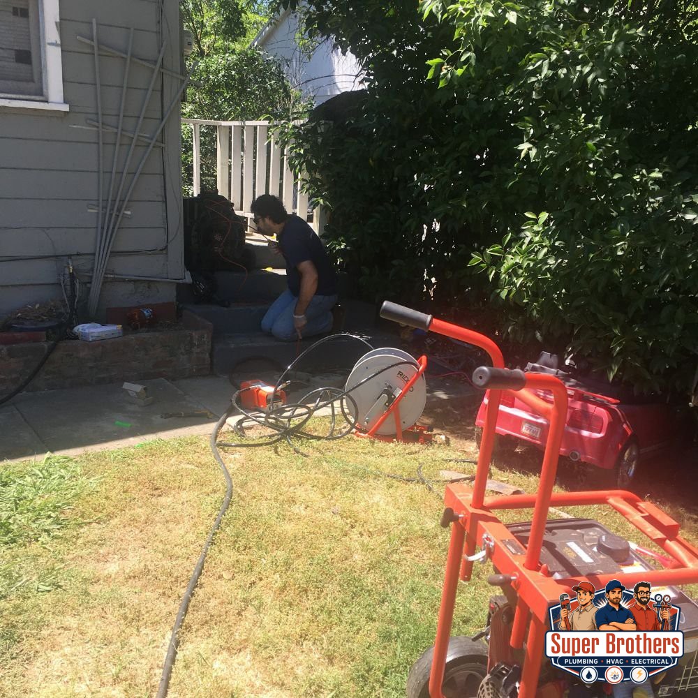 sewer camera inspection and hydro jet