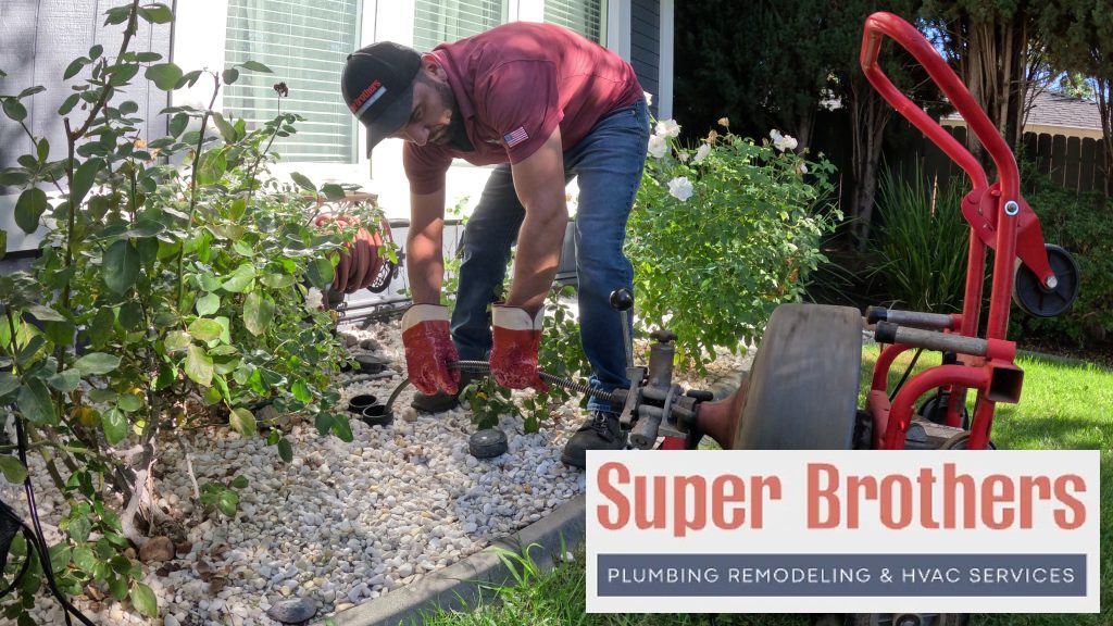 Unclog Drain through clean out