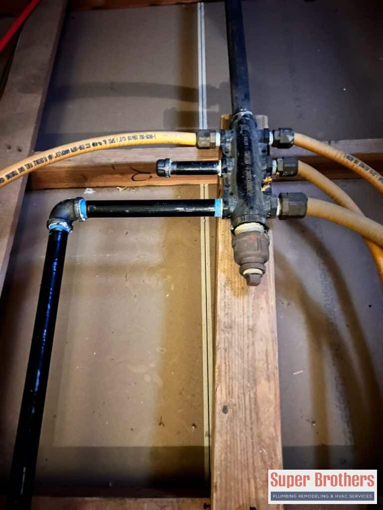 extending gas line for gas stove