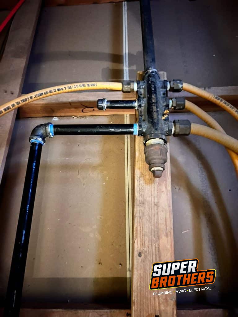 extending gas line for gas stove