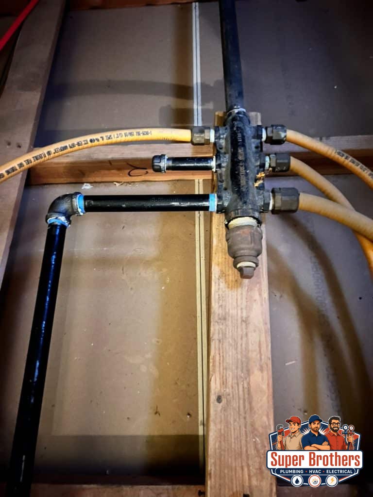 extending gas line for gas stove