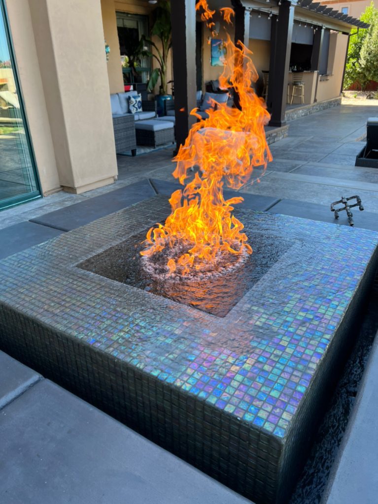 gas line installation for fire pit