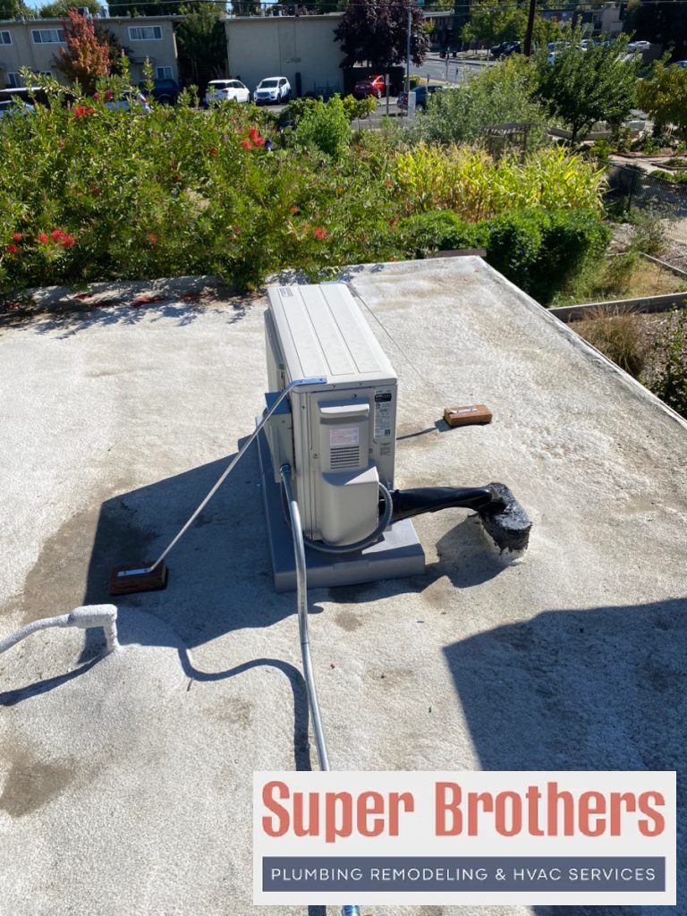 mini split installation in lutheran church