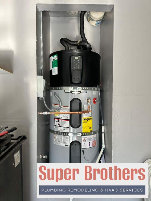 heat pump water heater installation