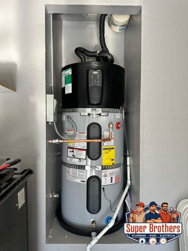 heat pump water heater installation