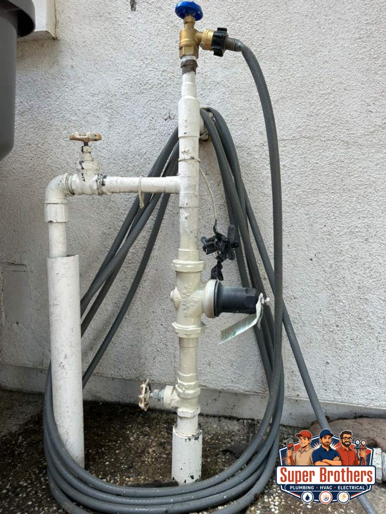 Pressure relieve valve and hose bib repair