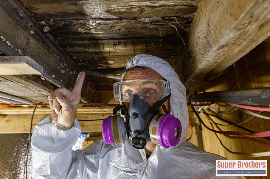 Sewage line leak repair