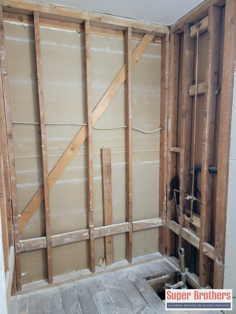 bathroom demolish