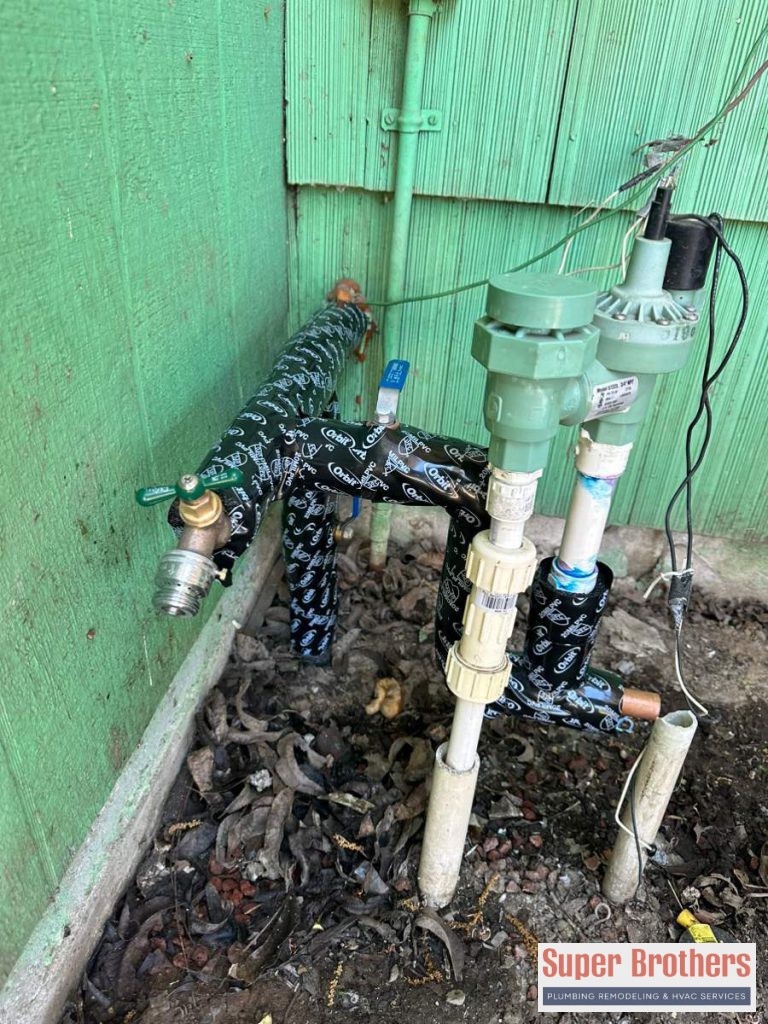 install new main shut off valve