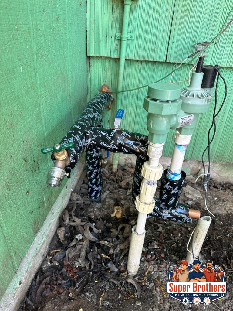 install new main shut off valve