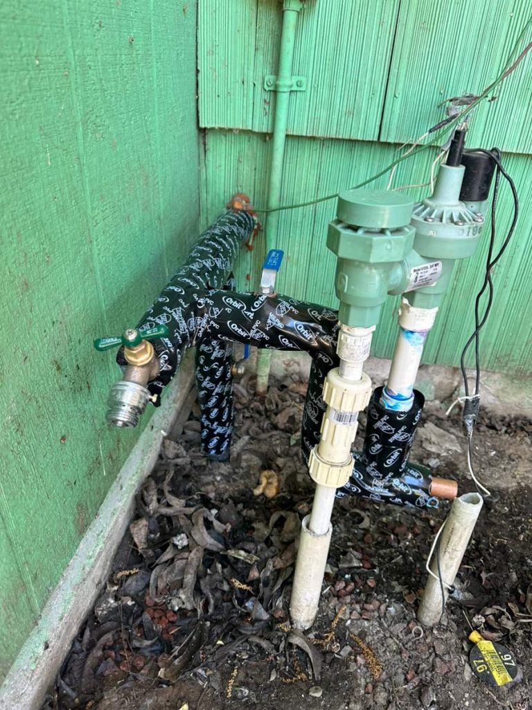 install new main shut off valve