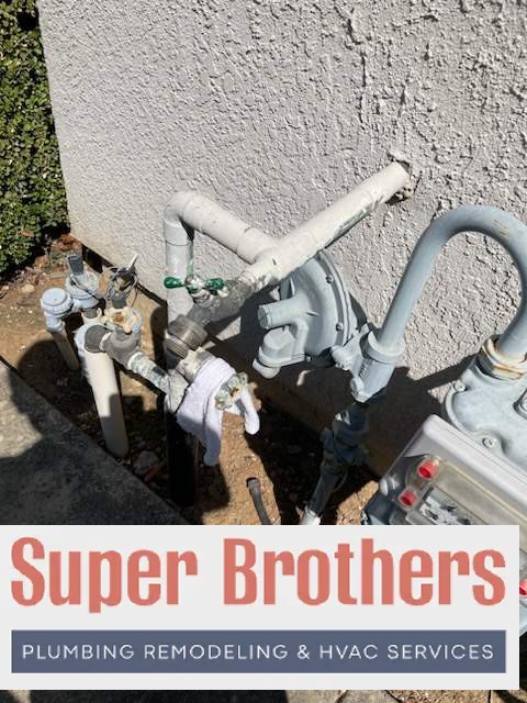 new hose bib and shut off valve