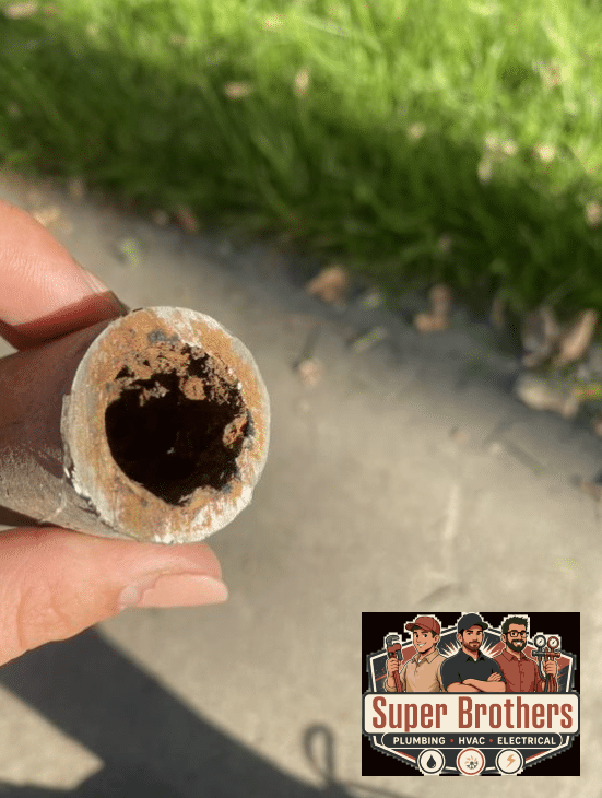 old galvanized pipe