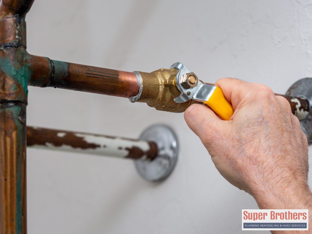 main shut off valve replacement