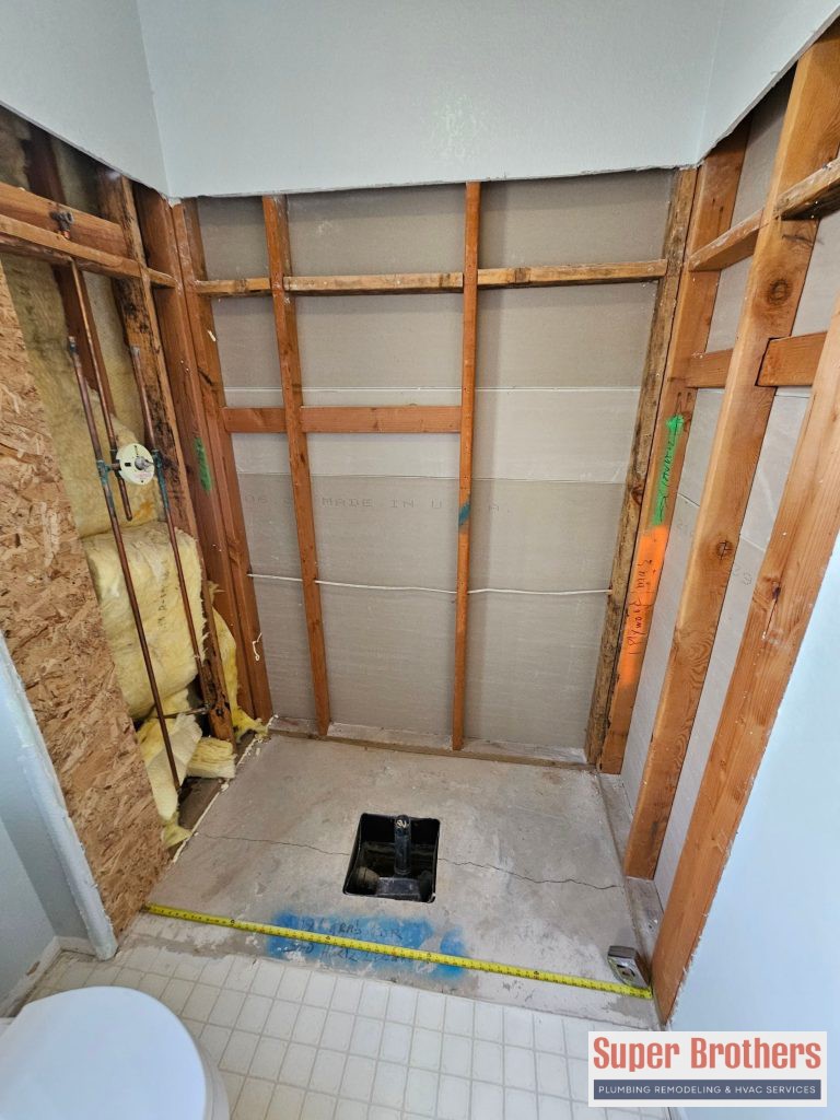 local shower pan installation