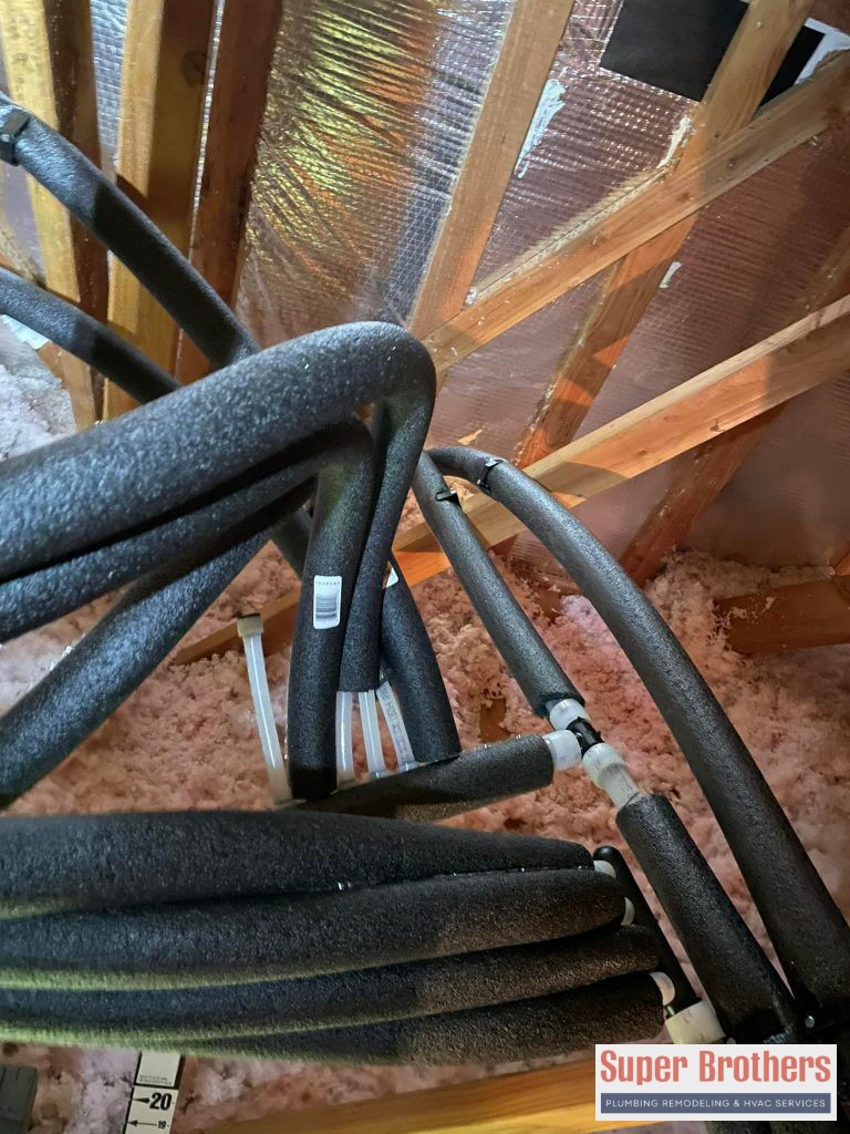 leak repair with PEX pipe