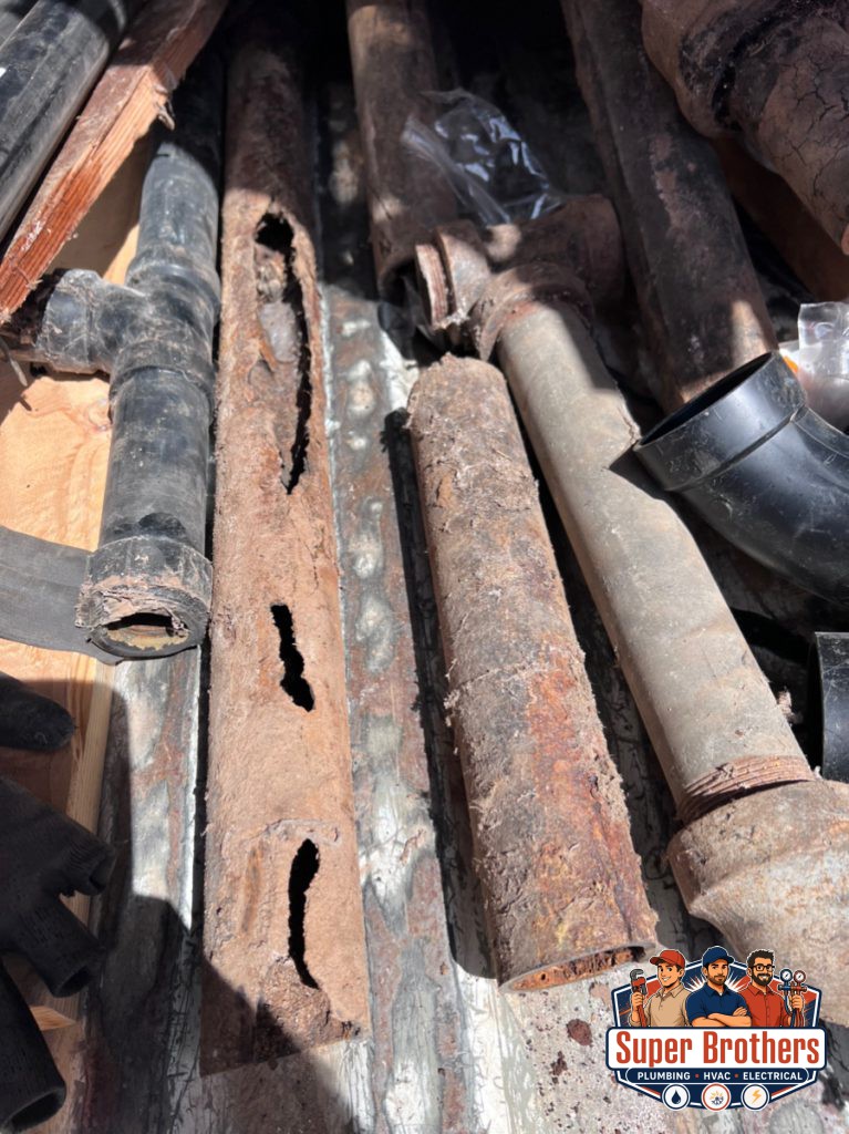 Broken Sewer Lines
