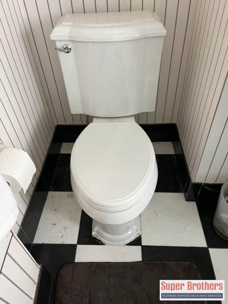 New Toilet Install