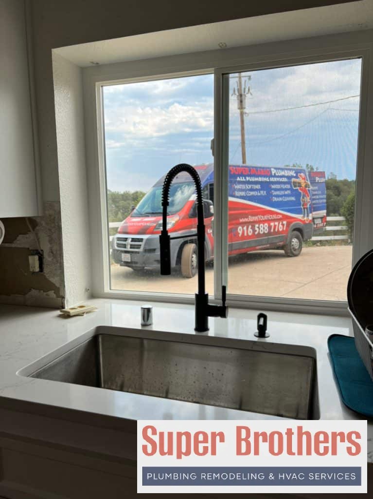 black kitchen faucet