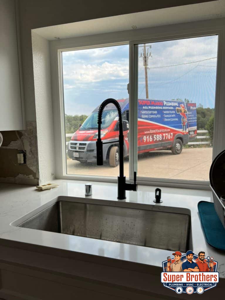 black kitchen faucet