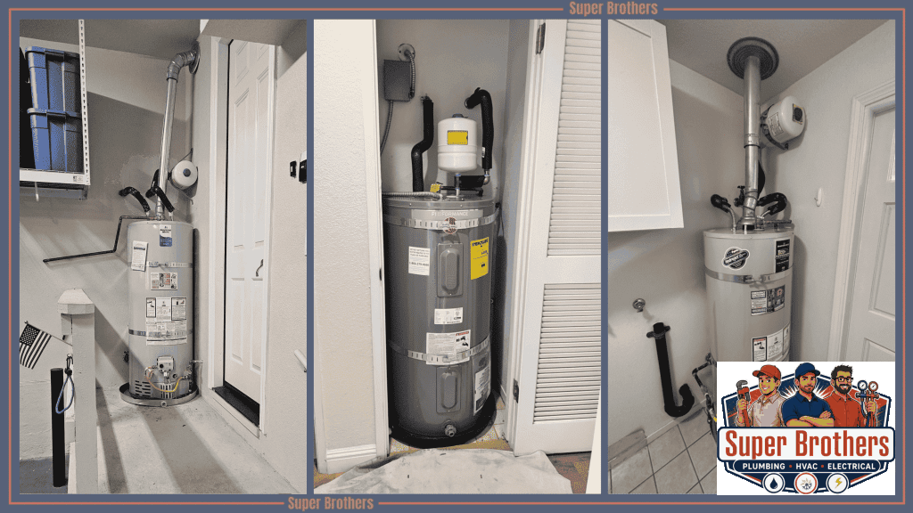 water heater collage 