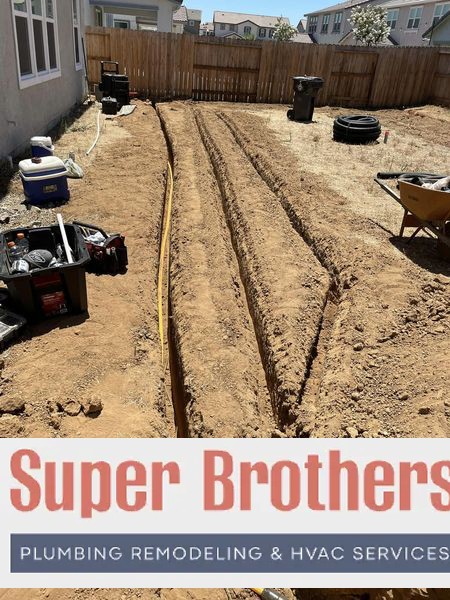 underground gas pipe for fire pit