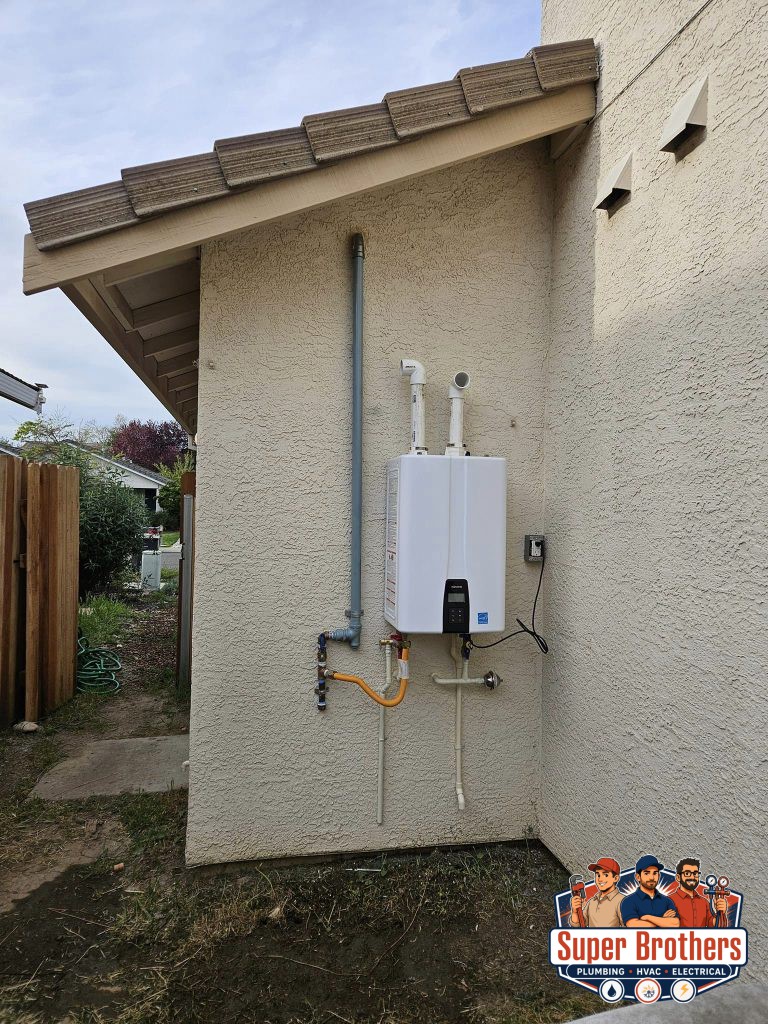 outdoor navien tankless