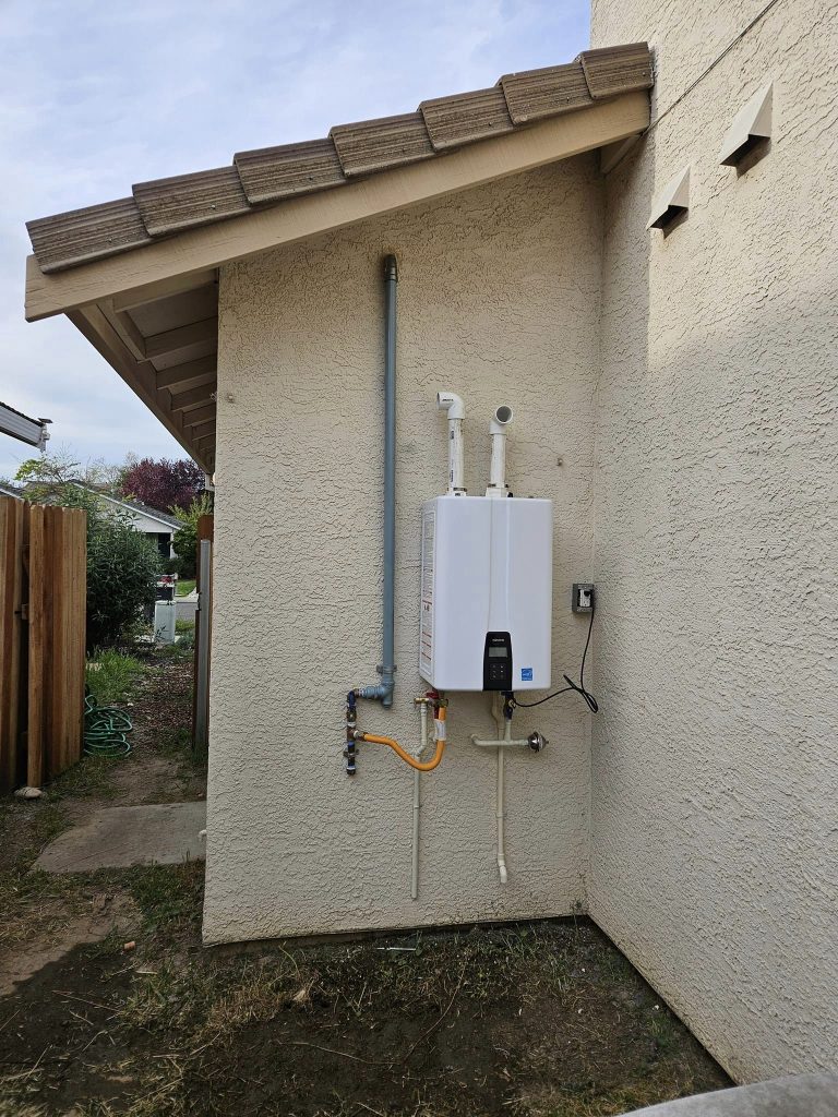 outdoor navien tankless