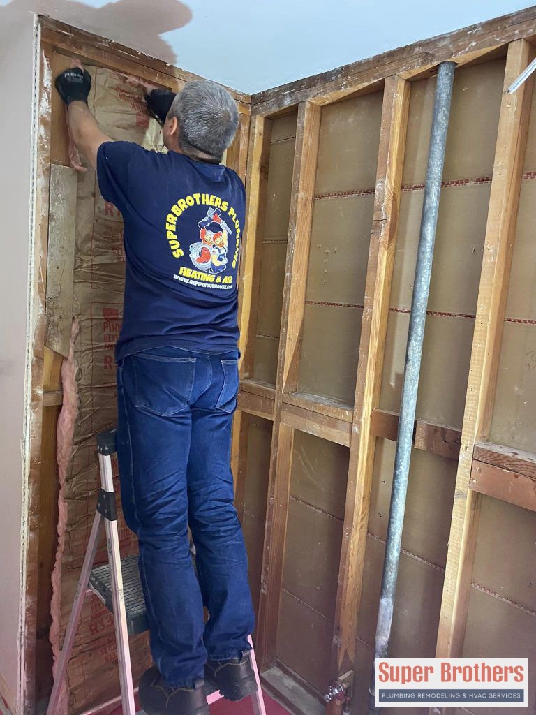 Bathroom upgrade process