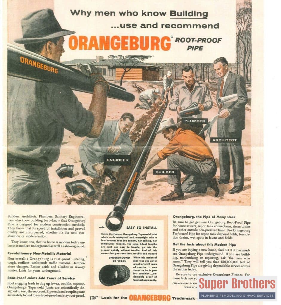 Orangeburg Pipe Illustration