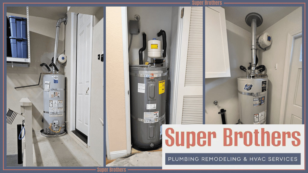 water heater collage 