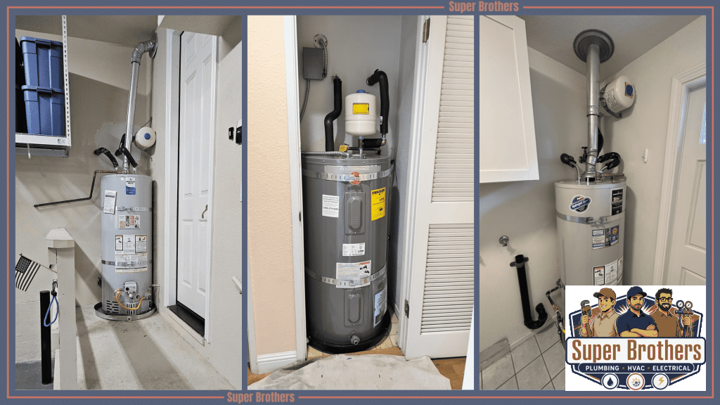 water heater collage 