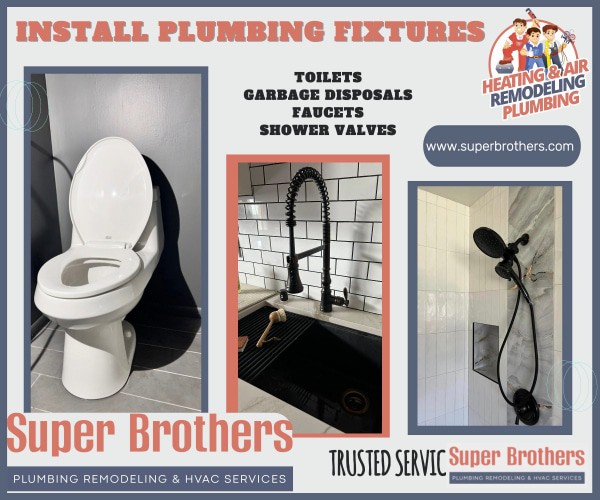 plumbing fixtures replacement
