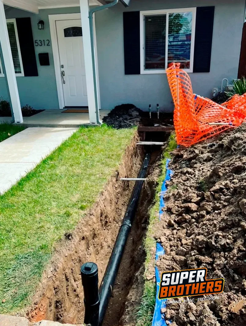 Complete Drain Line Replacement
