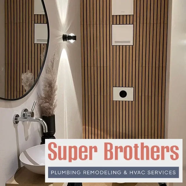 Plumber checking a toilet in a Sacramento bathroom