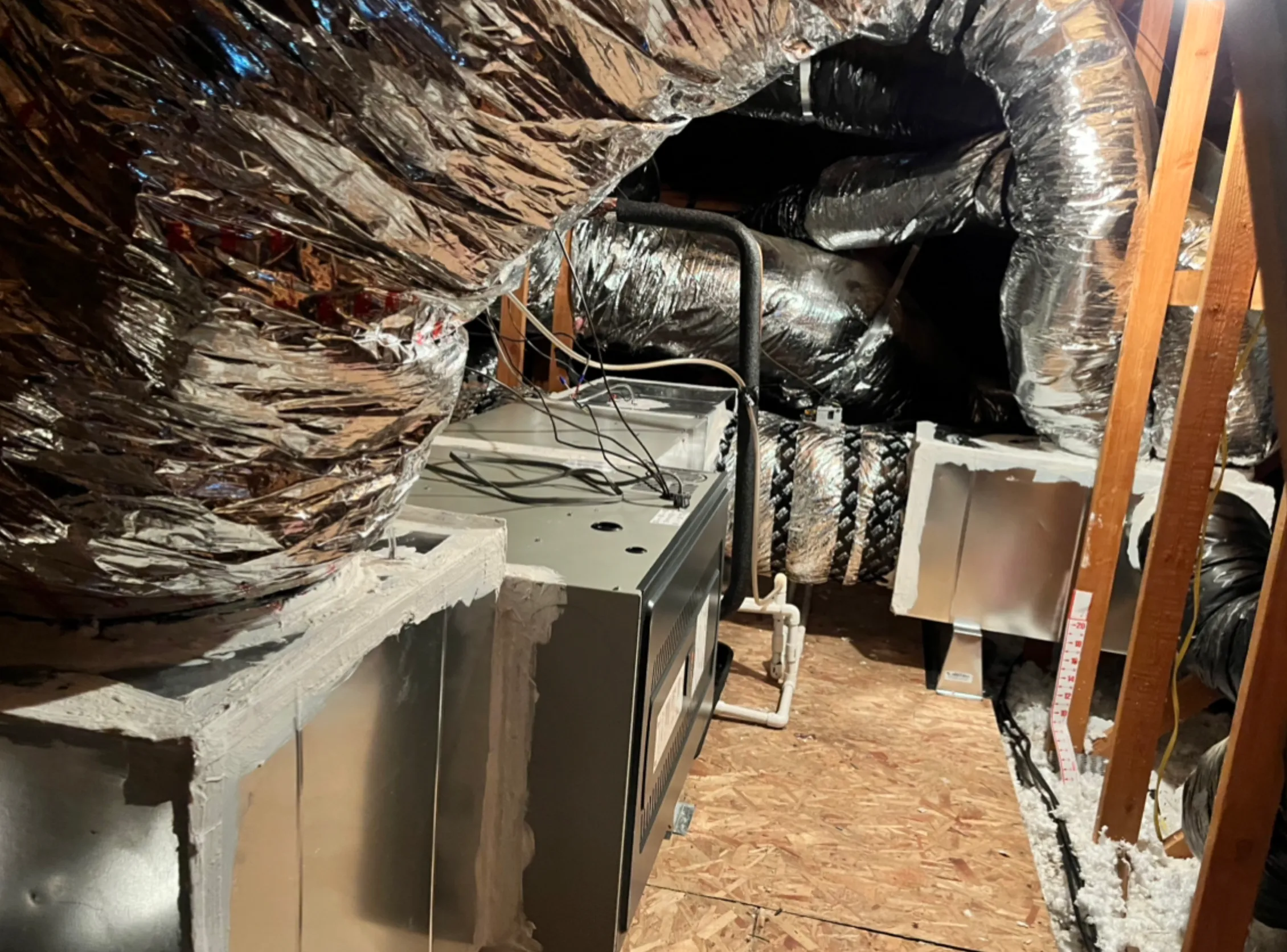 hvac attic duct example