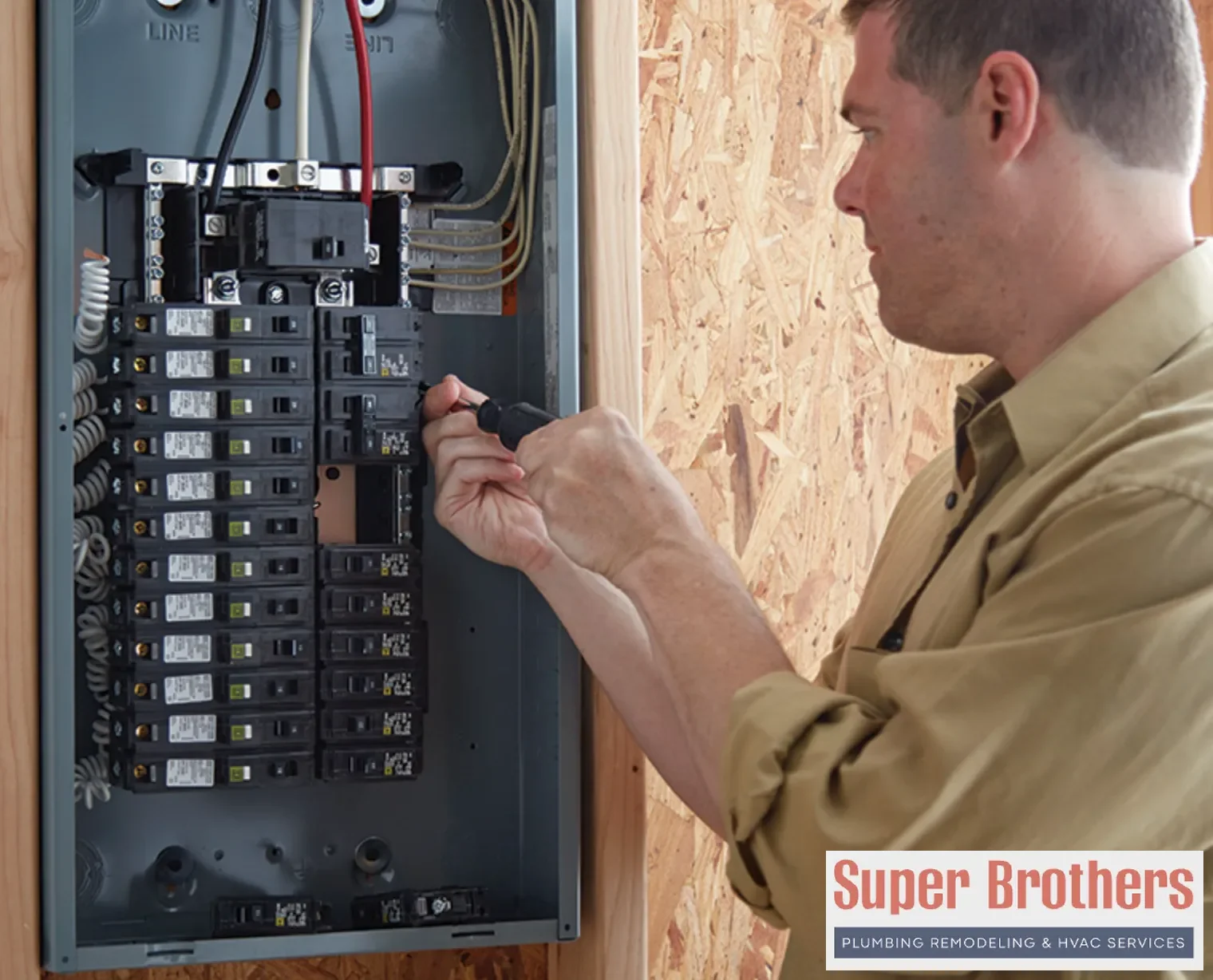 safe new electrical panel installation