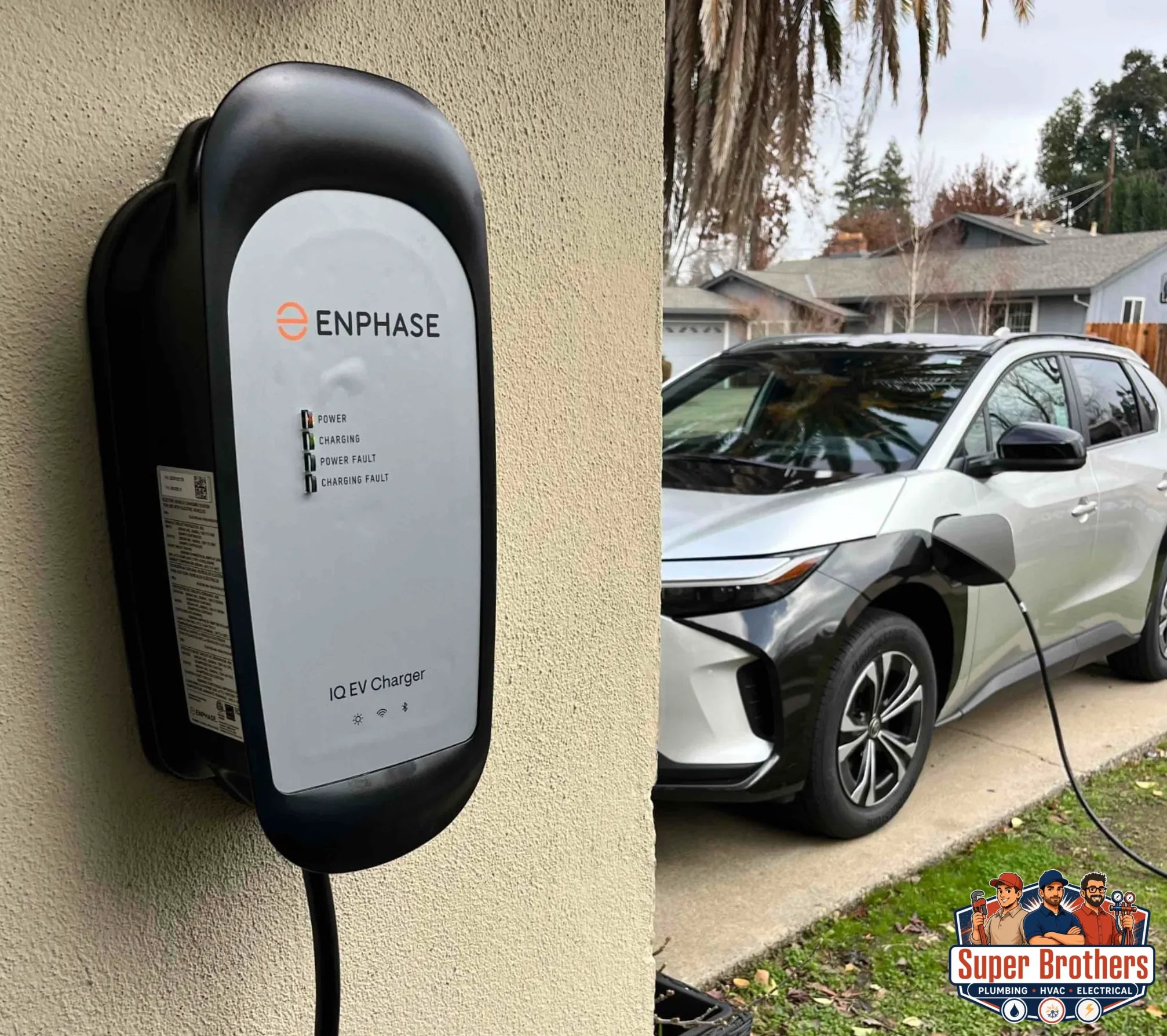 ev charger that requires a better electrical panel