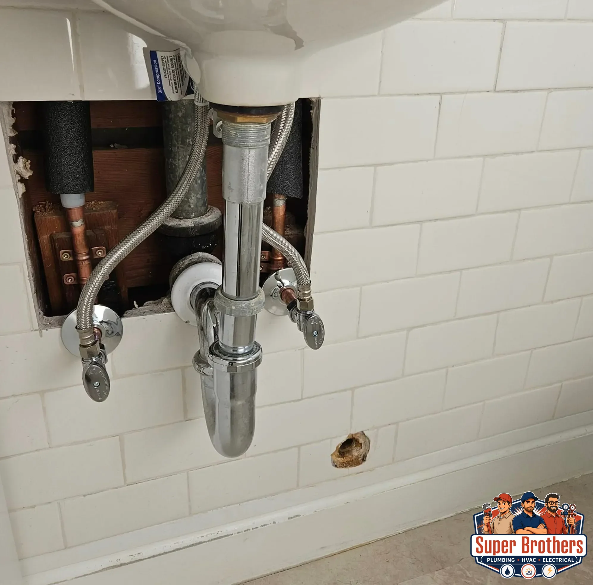 California home receiving a professional whole-house repipe