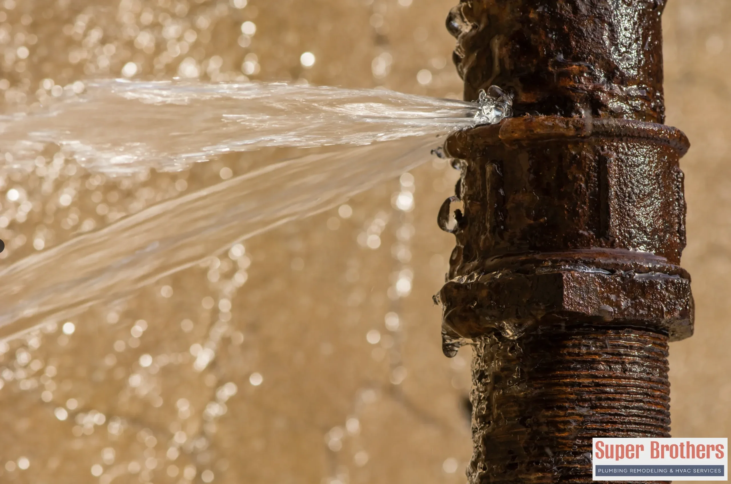 Broken pipe because of high pressure