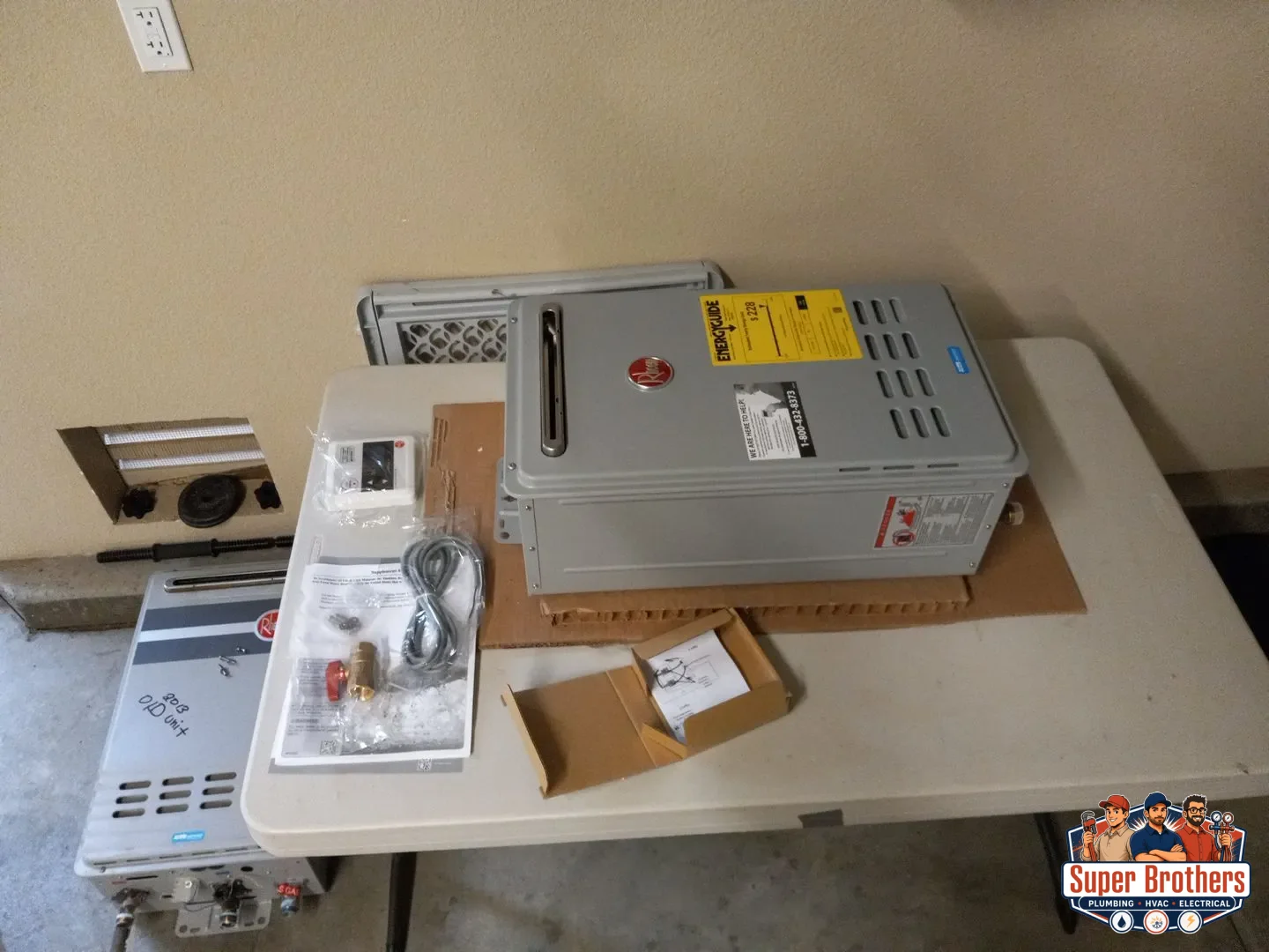 Sacramento plumber Installing a tankless water heater