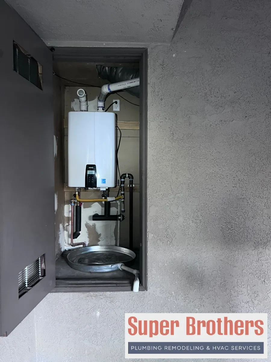 local home tankless water heater installation