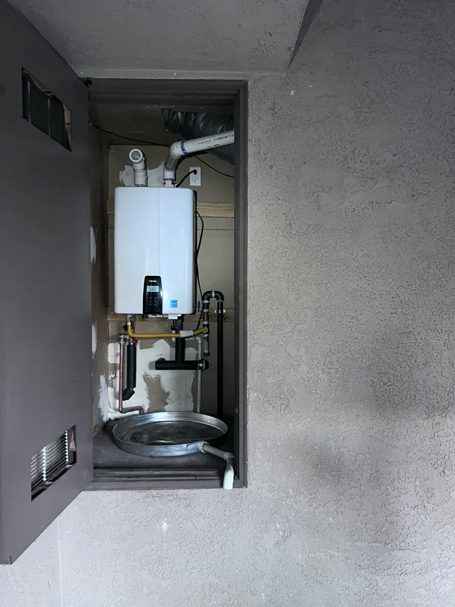 local home tankless water heater installation