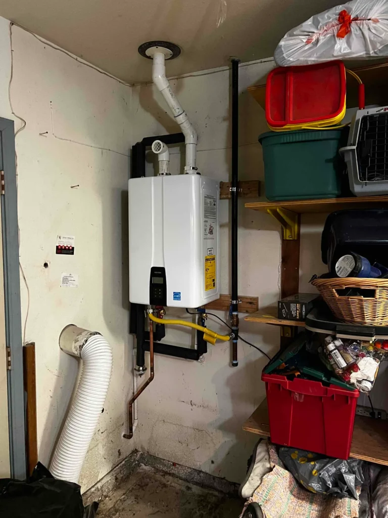 Local tankless water heater