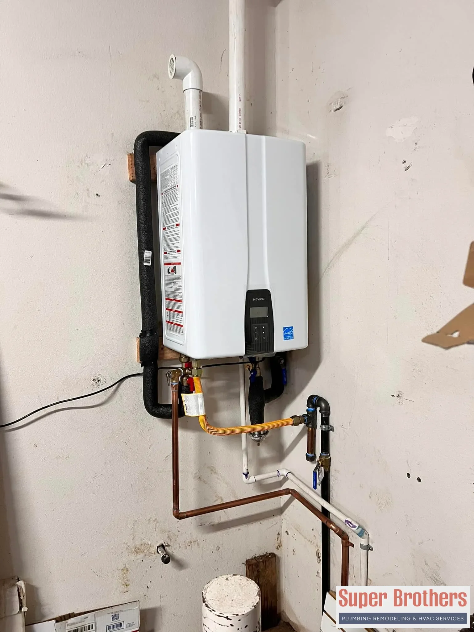 local home tankless water heater installation