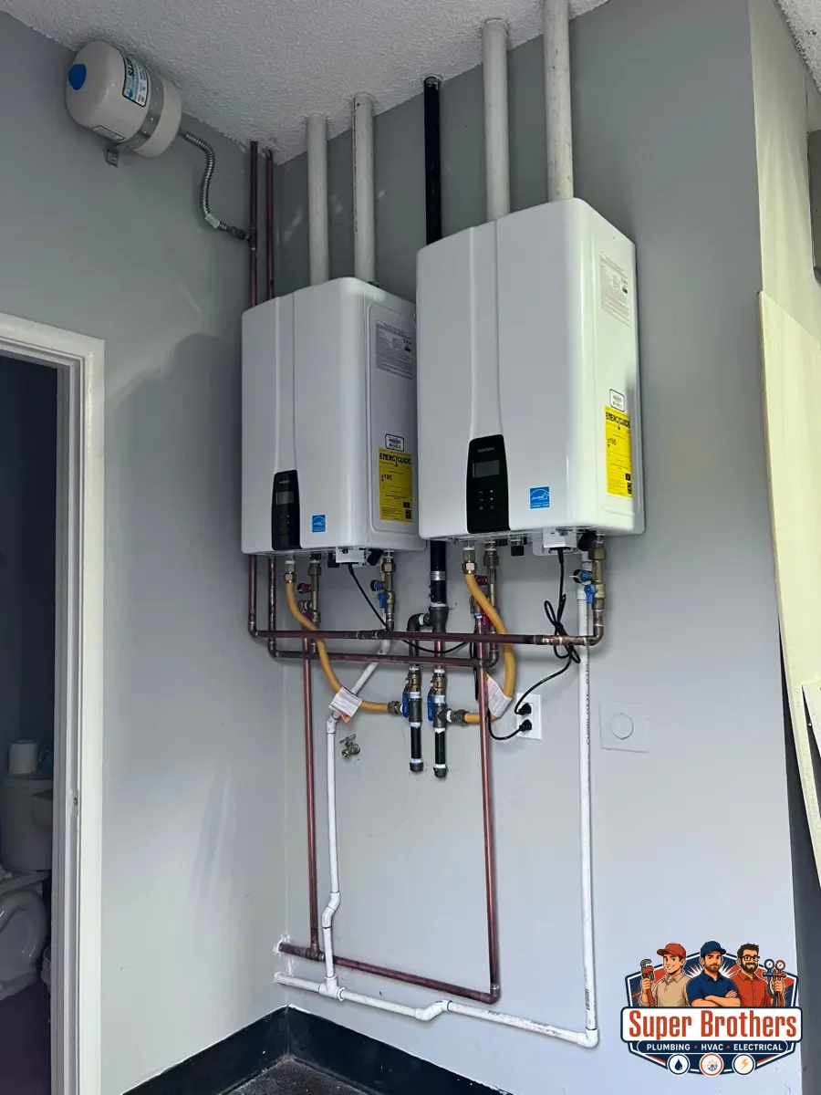 Whole house electric tankless water heater